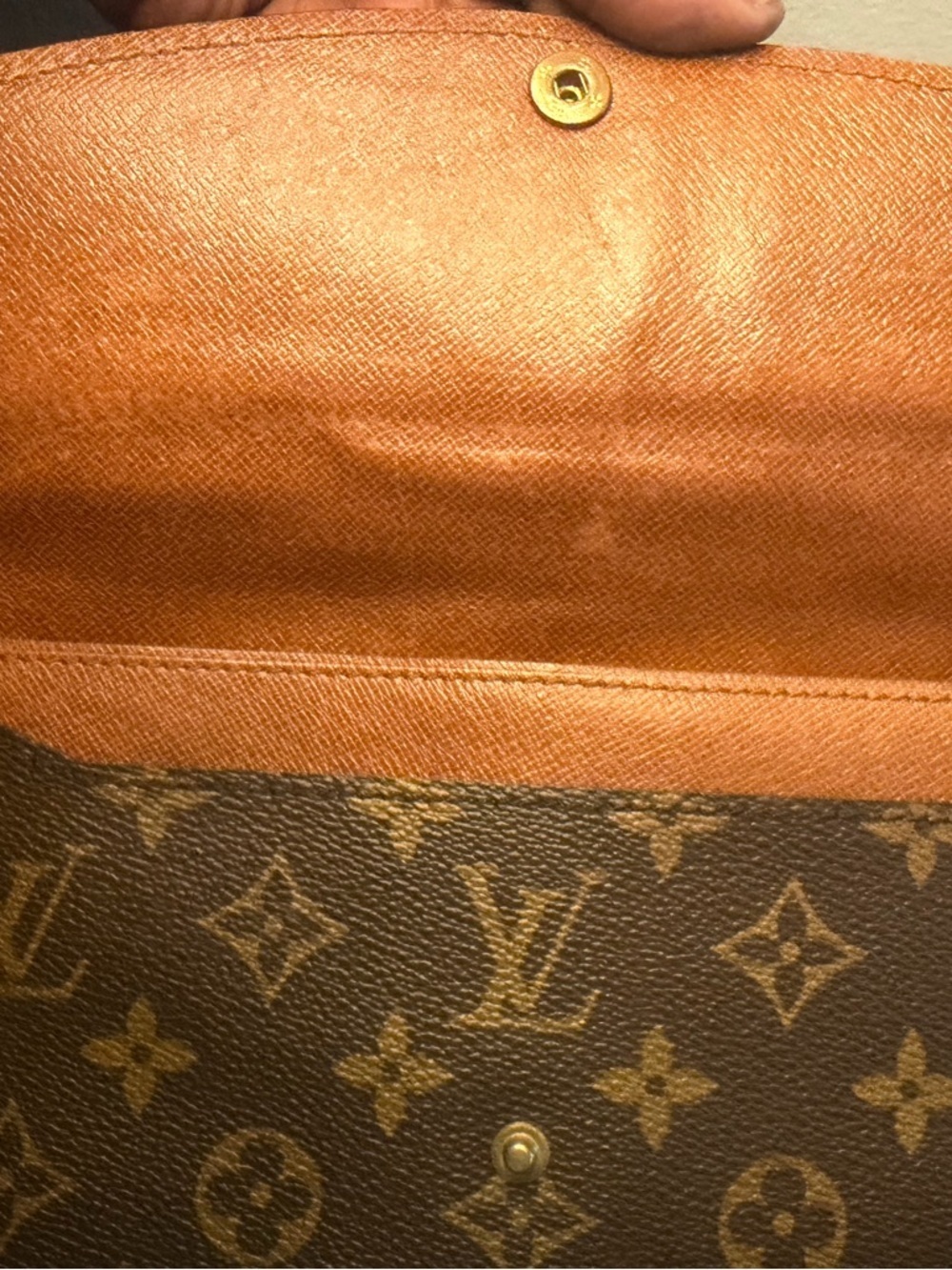 Louis Vuitton Monogram Pochette Double Rabat Clutch Bag - Picture 8 of 11